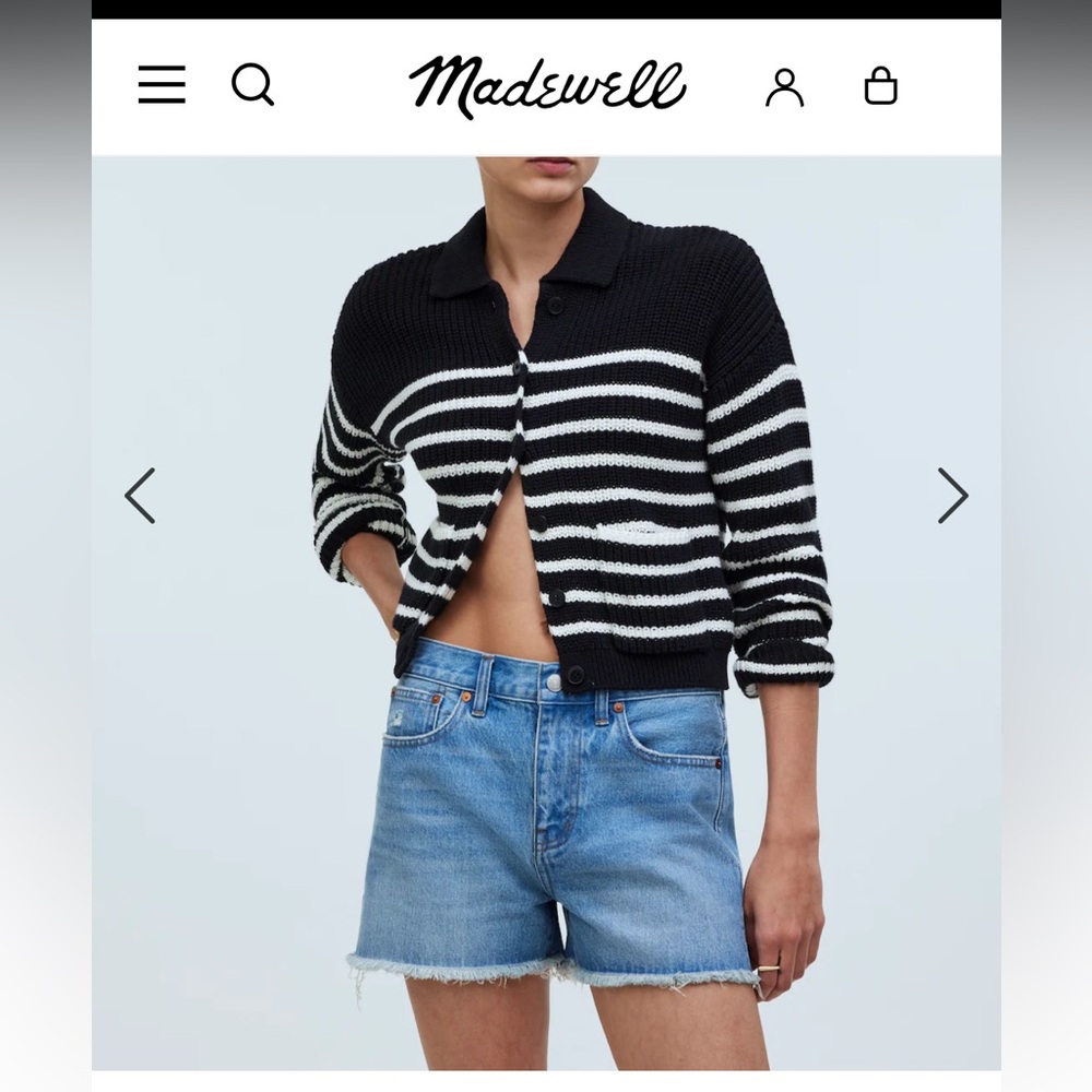 New Madewell mid rise sits on hips with a roomy leg size W 30 3 inch inseam. NWT - Picture 8 of 8
